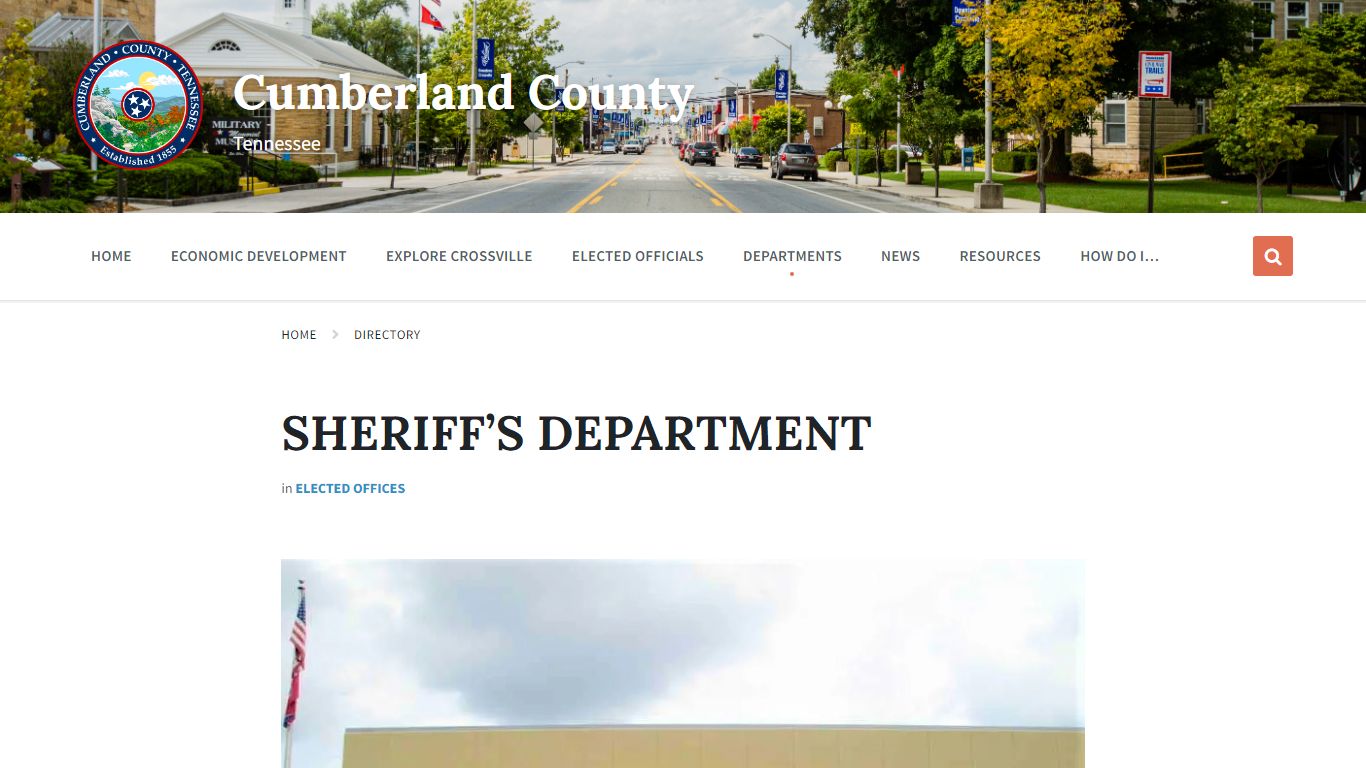 SHERIFF’S DEPARTMENT – Cumberland County